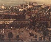 BELLOTTO, Bernardo View of Warsaw from the Royal Palace (detail) fh painting